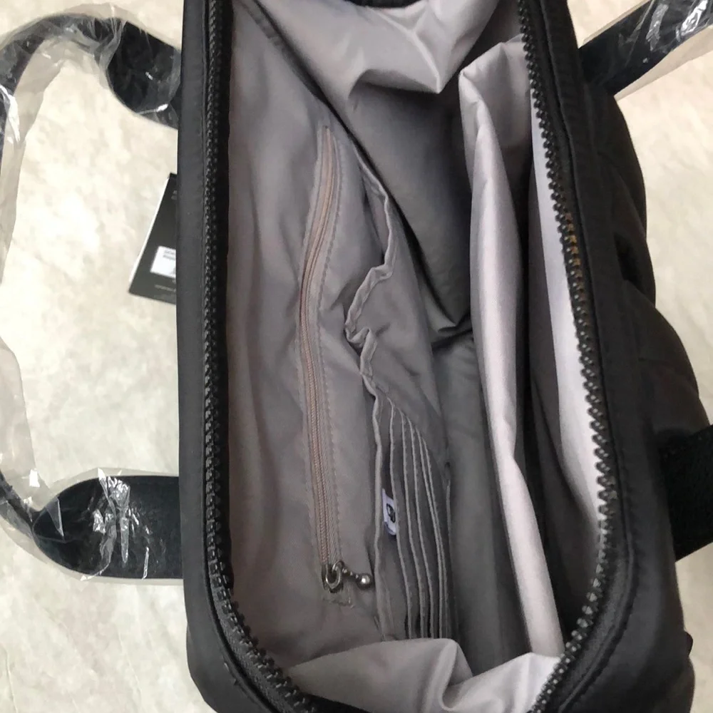 Baggallini Soho Backpack Travel Laptop Water-Resistant Work Bag - Black